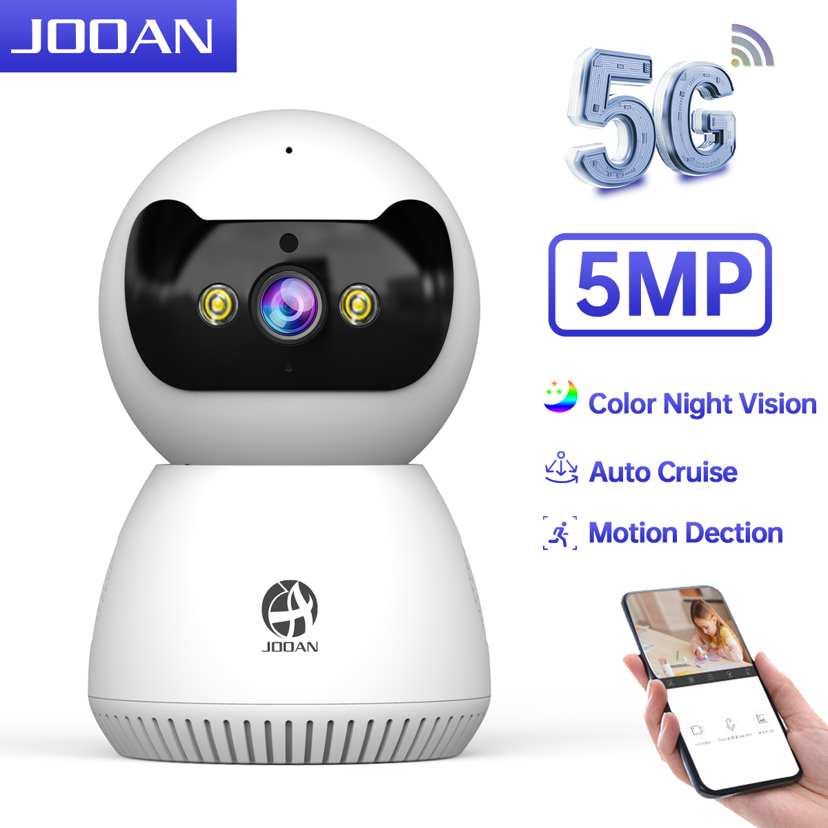 Eufy Camera E220 - JOOAN 5MP 3MP IP 카메라 5G