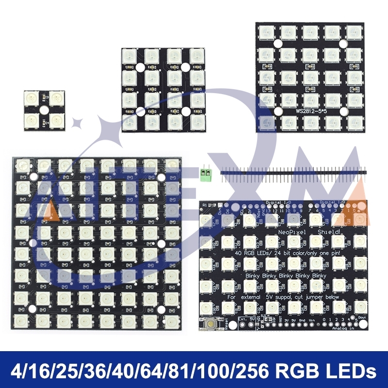 Rgb Led Matrix 8X8 - WS2812 모듈 5050 RGB 4x4 8x8