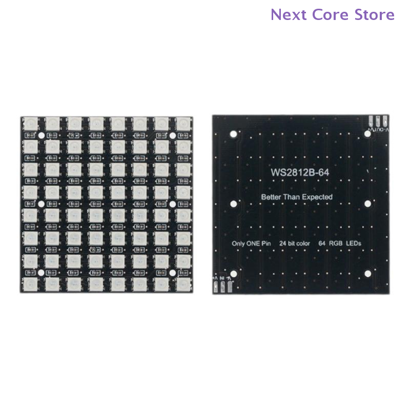 1개 8x8 64비트 LED 매트릭스 모듈 내장 풀컬러 - Rgb Led Matrix 8X8 리뷰 및 가격