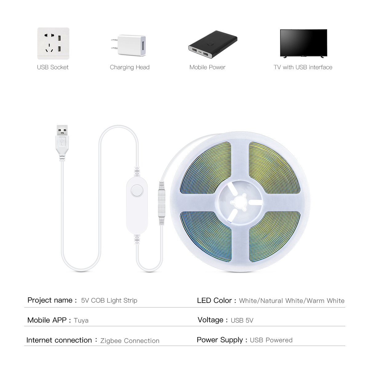 스마트 스위치 ZigBee COB LED 조명 스트립  - Zigbee Coordinator Stick 리뷰 및 가격