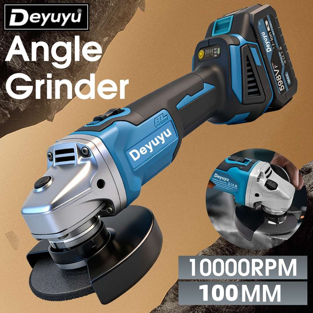 100mm 충전식 앵글 그라인더 리튬 배터리 연마 절단 - Diy Automation 리뷰 및 가격